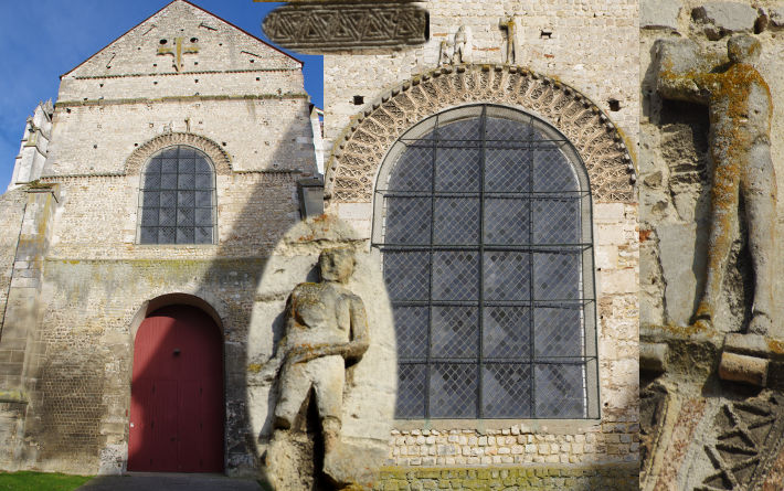façade de Notre-Dame de la Basse-Œuvre